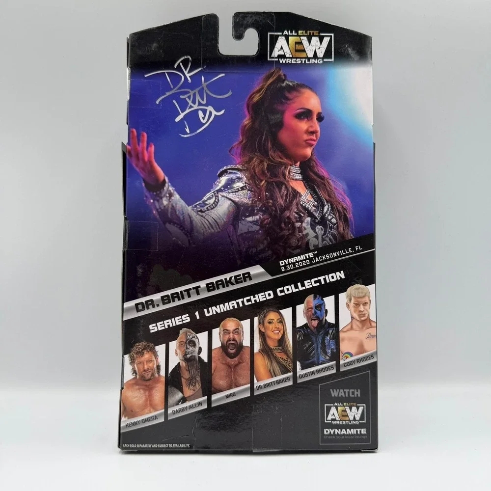AEW Unmatched Series 1 Dr Britt Baker DMD Action Figure 04 Jazwares Wrestling